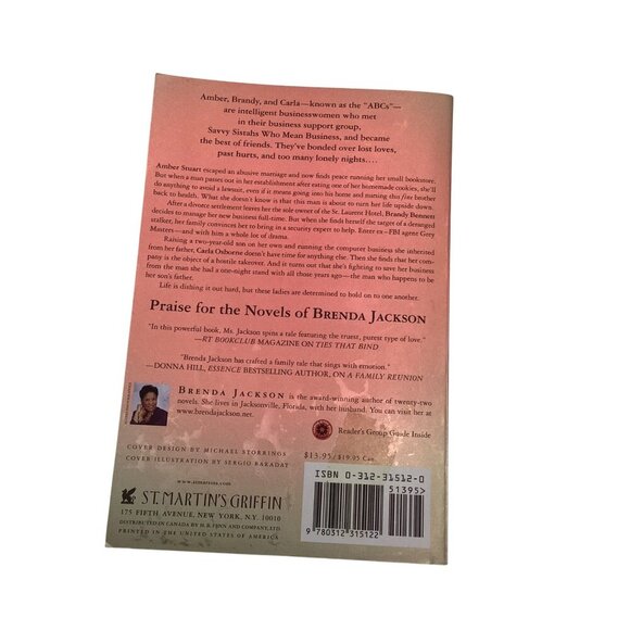 The Savvy Sistahs By Brenda Jackson 2003 Paperback Novel - Picture 3 of 11